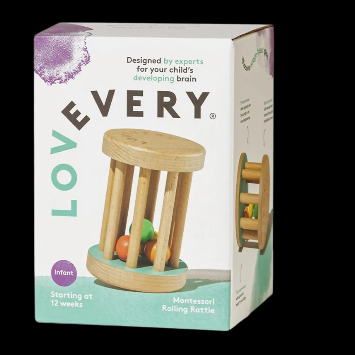 Montessori Baby Rolling Rattle