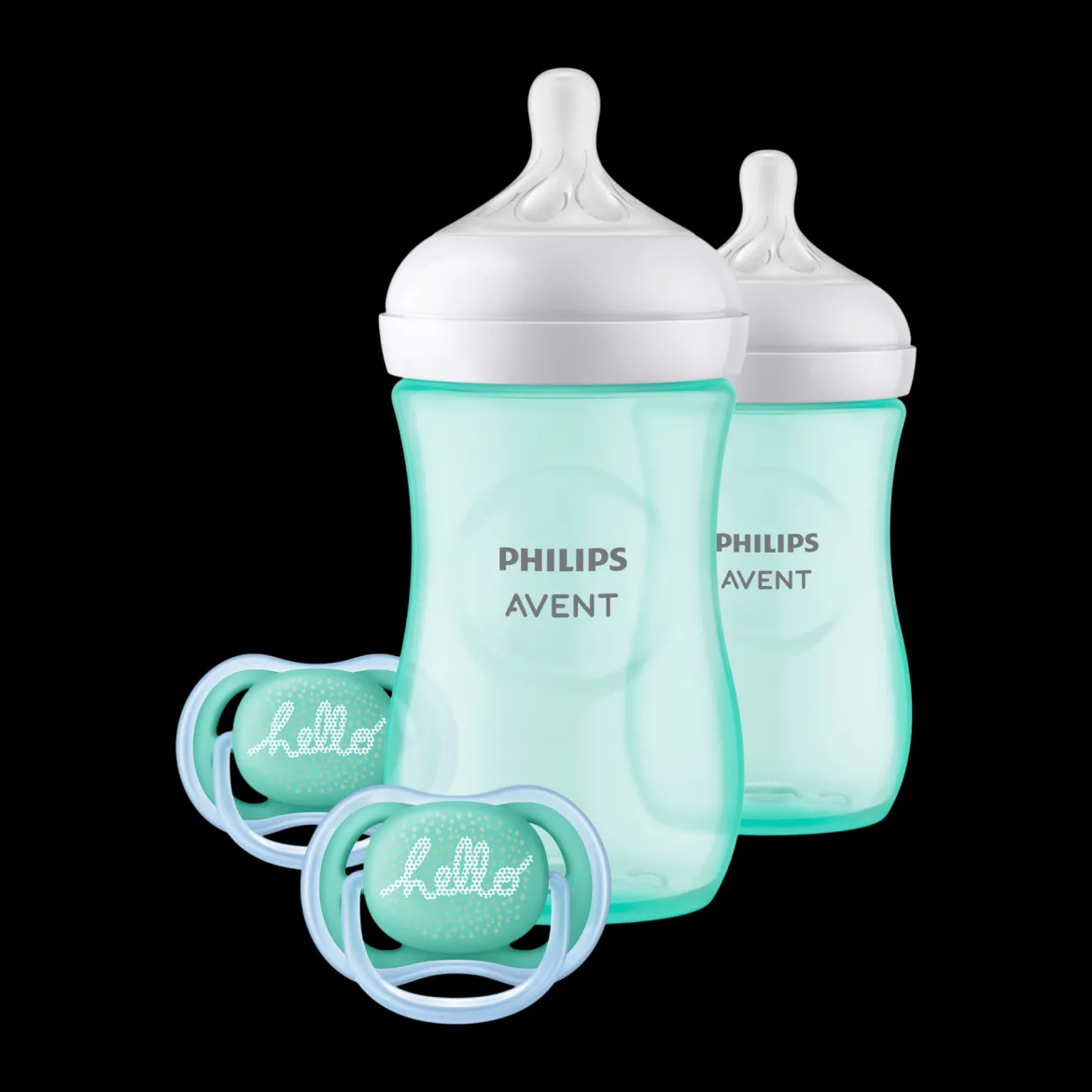 Natural Baby Bottle with Natural Response Nipple Teal Baby Gift Set