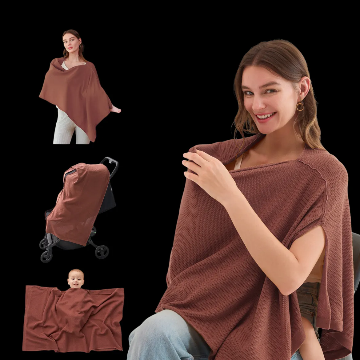 Nursing Cover - Muti-Use Privacy Poncho