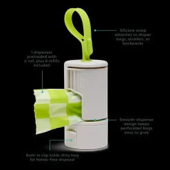 On-the-Go Diaper Bag Dispenser with Refills Bundle