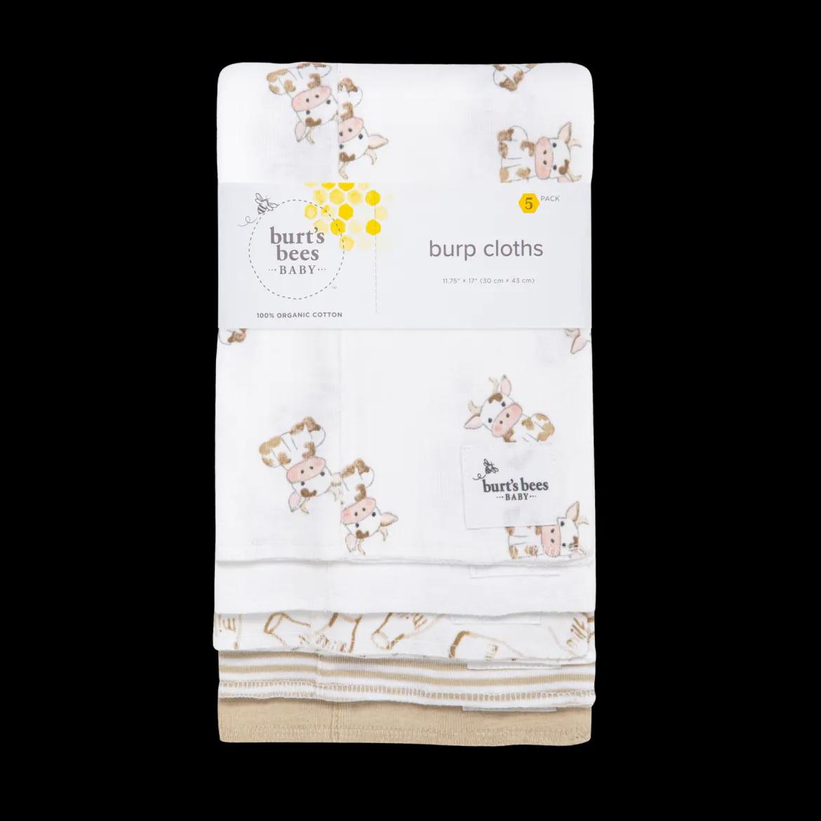 Organic Burp Cloth (5 Pack)