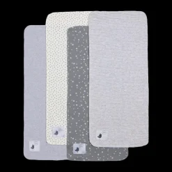 Organic Cotton Lap Bib & Burp Cloth 8-Piece Gift Set