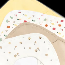 Organic Cotton Lap Shoulder Bib (4 Pack)