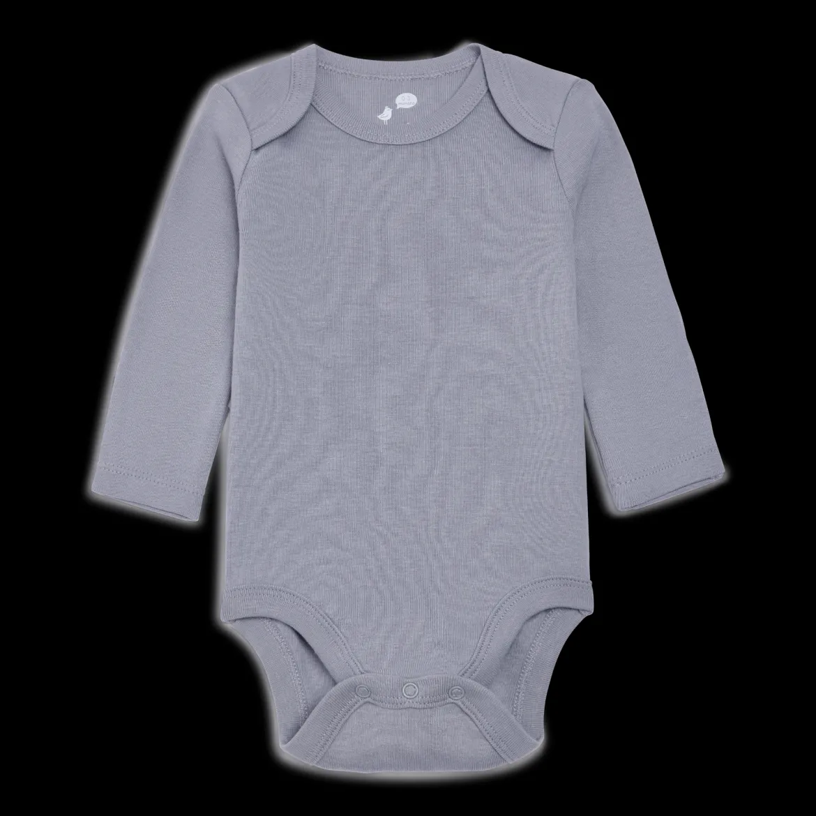 Organic Cotton Long-Sleeve Solid Bodysuits (5 Pack)