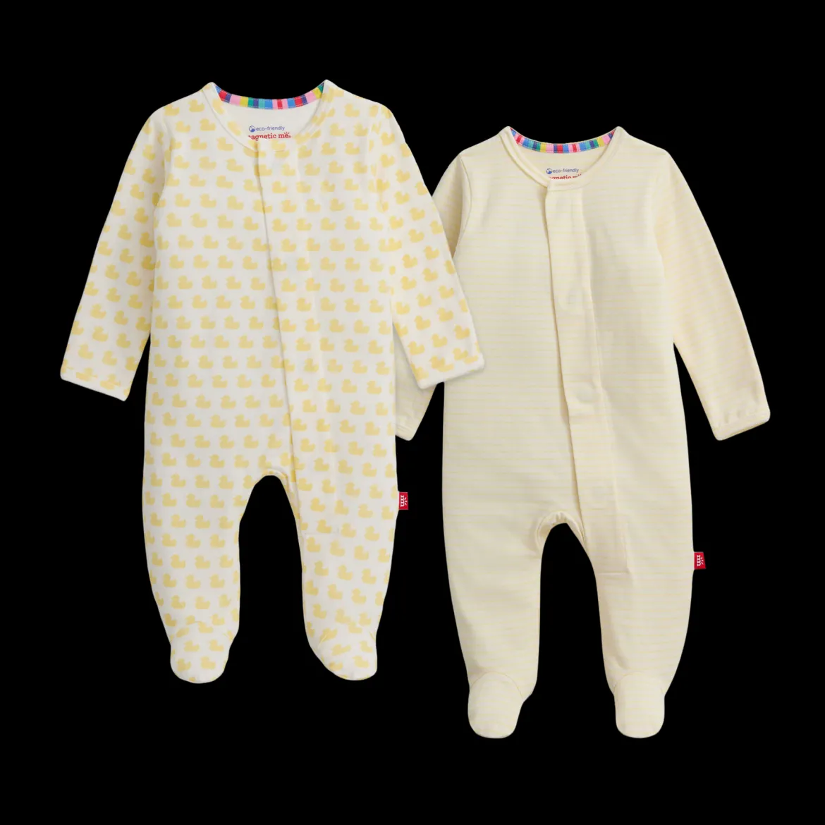 Organic Cotton Magnetic Footie 2 Pack Bundle