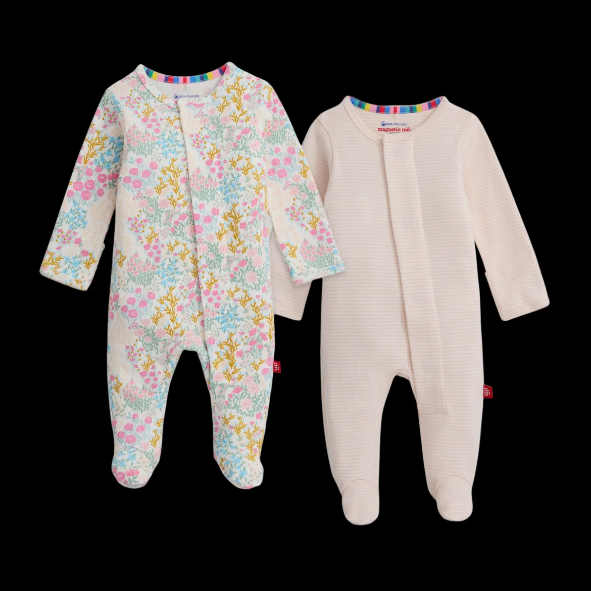 Organic Cotton Magnetic Footie 2 Pack Bundle
