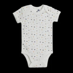 Organic Cotton Short-Sleeve Printed Bodysuit (5 Pack)