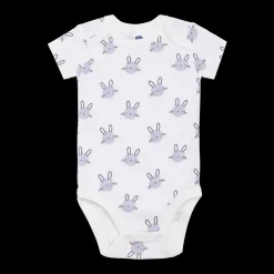 Organic Cotton Short-Sleeve Printed Bodysuit (5 Pack)