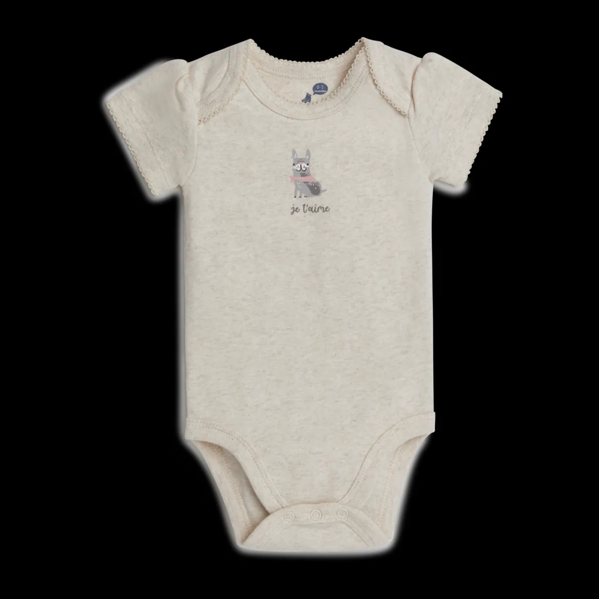 Organic Cotton Short-Sleeve Printed Bodysuit (5 Pack)