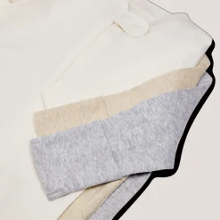 Organic Cotton Solid Zipper Footie (3 Pack)
