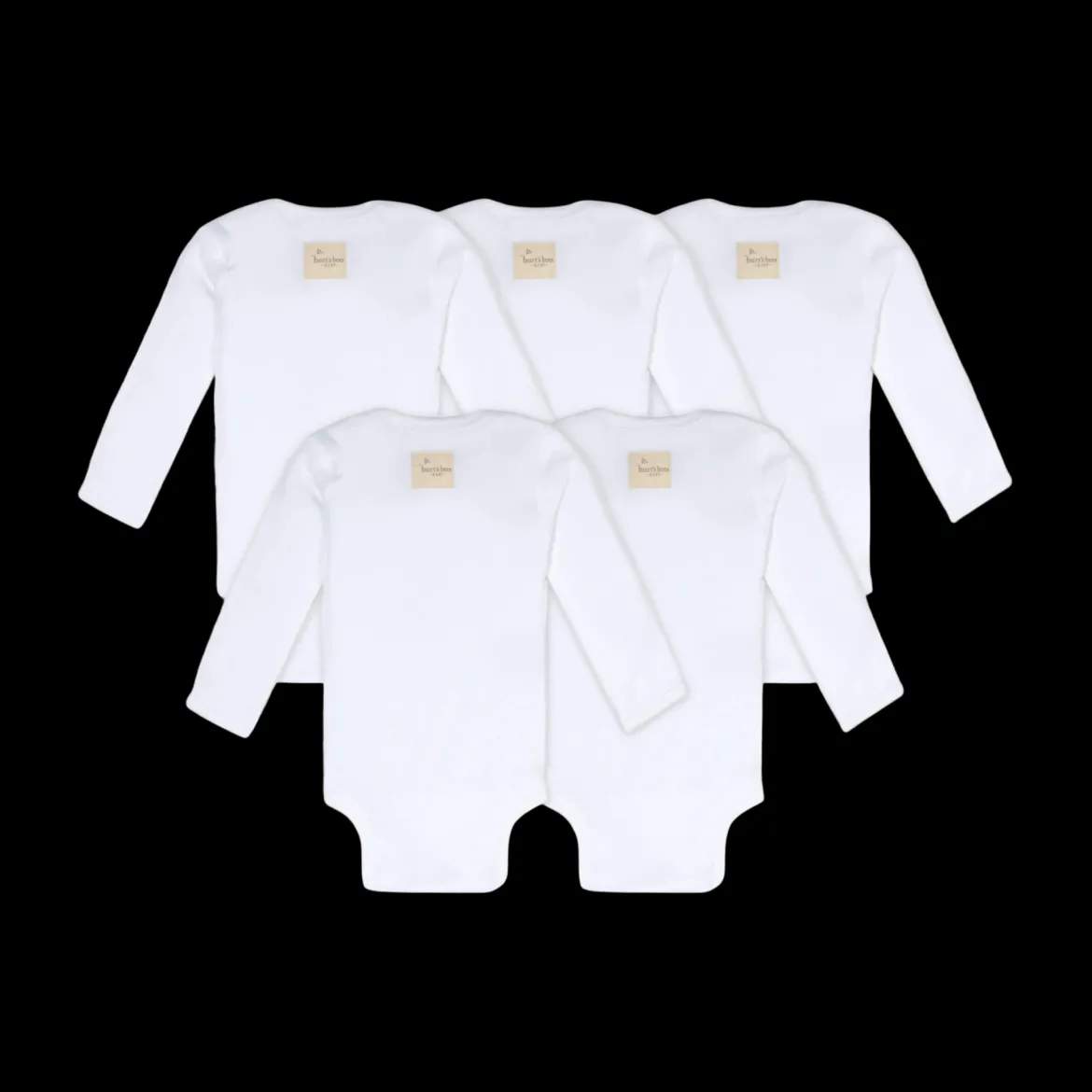 Organic Long Sleeve Bodysuit (5-Pack)