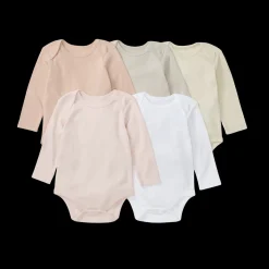 Organic Long Sleeve Bodysuit (5-Pack)
