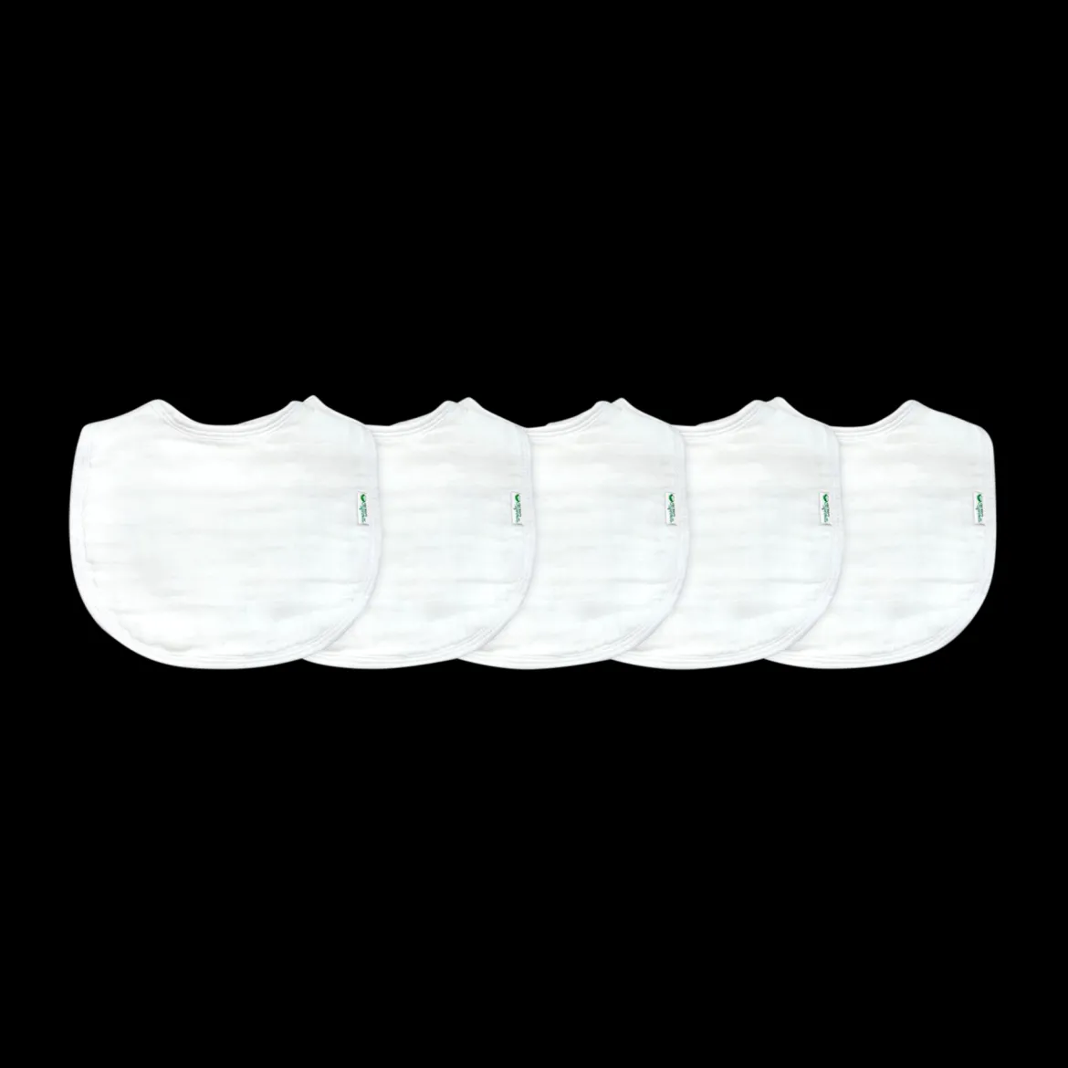 Organic Muslin Bibs (5 Pack)