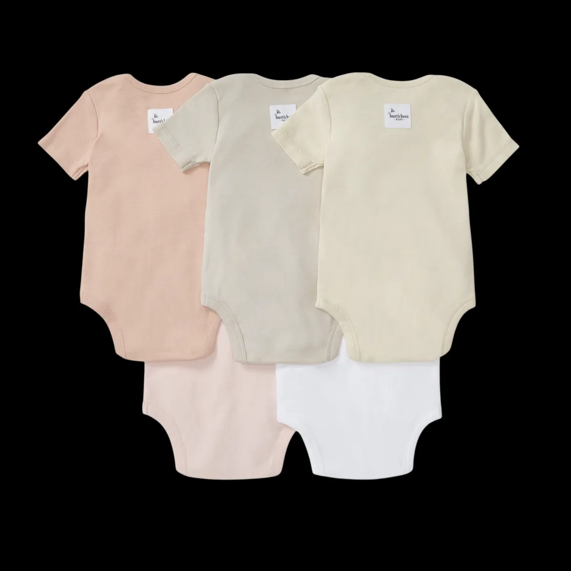 Organic Short Sleeve Bodysuit (5 Pack)
