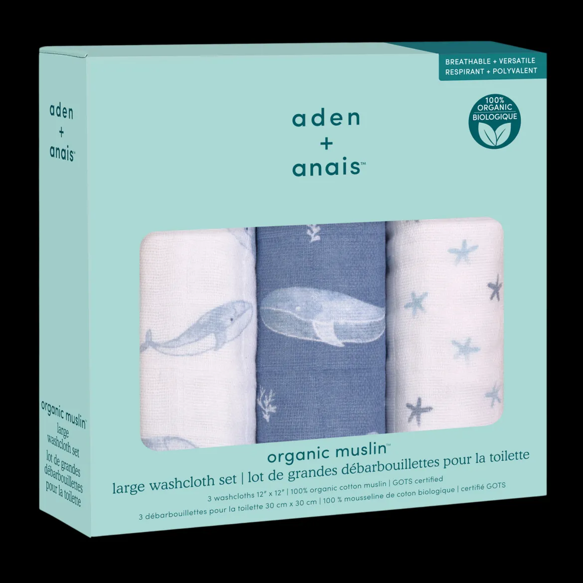 Organic Washcloth (3 Pack)