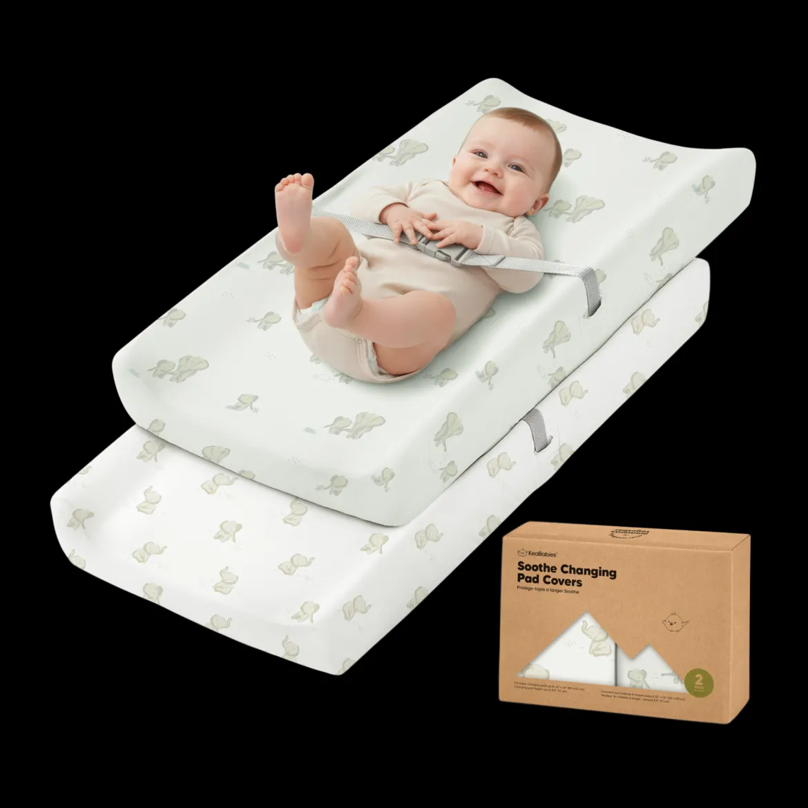 2-Pack Soothe Changing Pad Covers