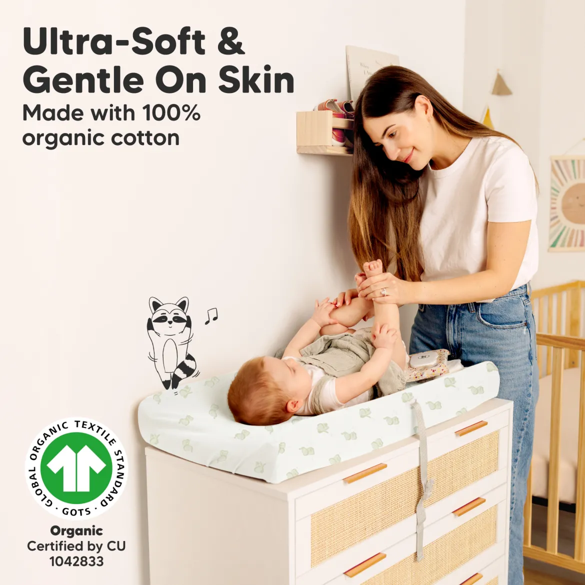 2-Pack Soothe Changing Pad Covers