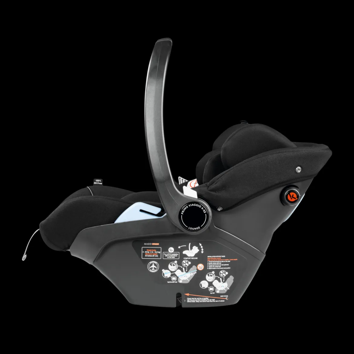 PEG Primo Viaggio Lounge - Reclining Rear Facing Infant Car Seat