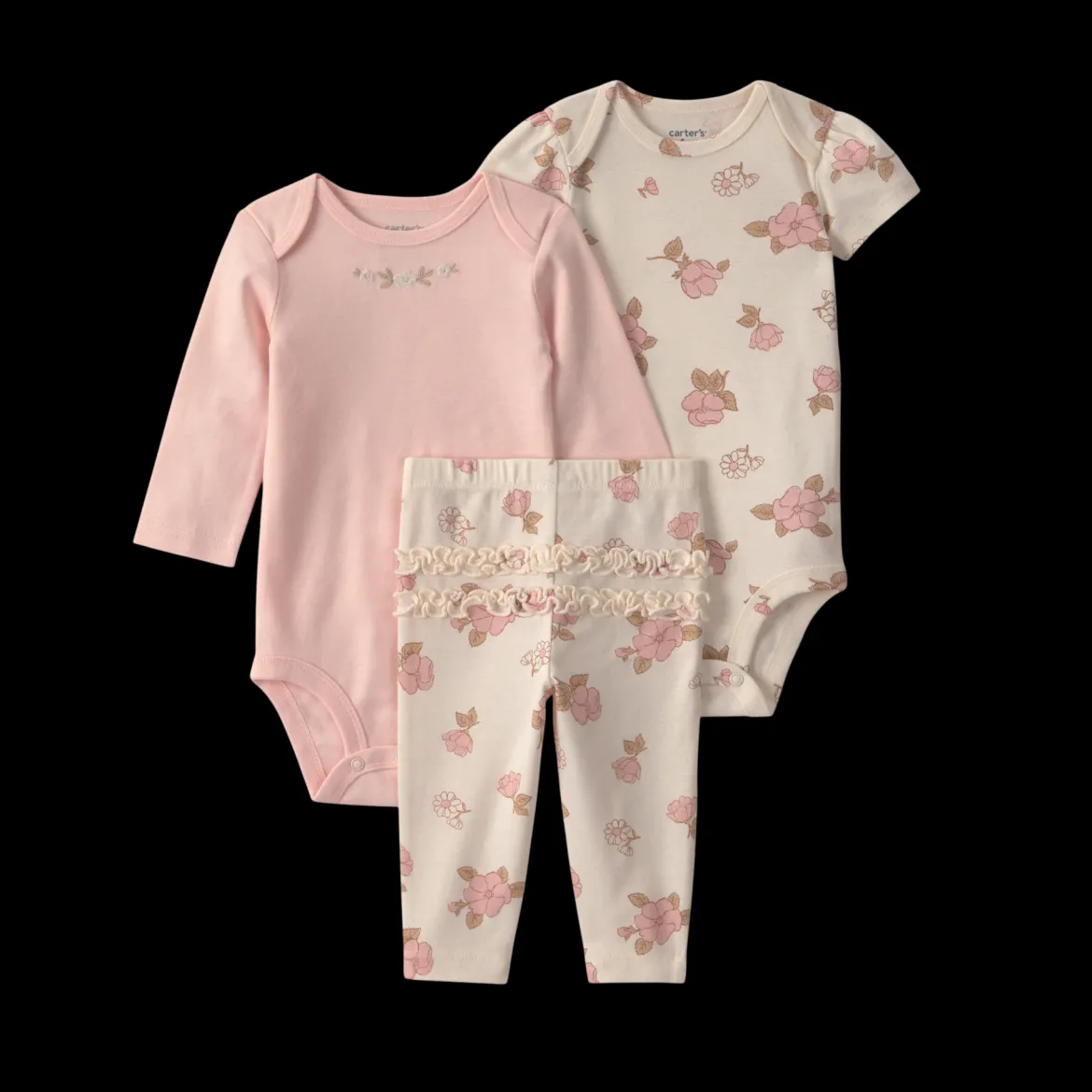 3-Piece Bodysuit & Pant Gift Set