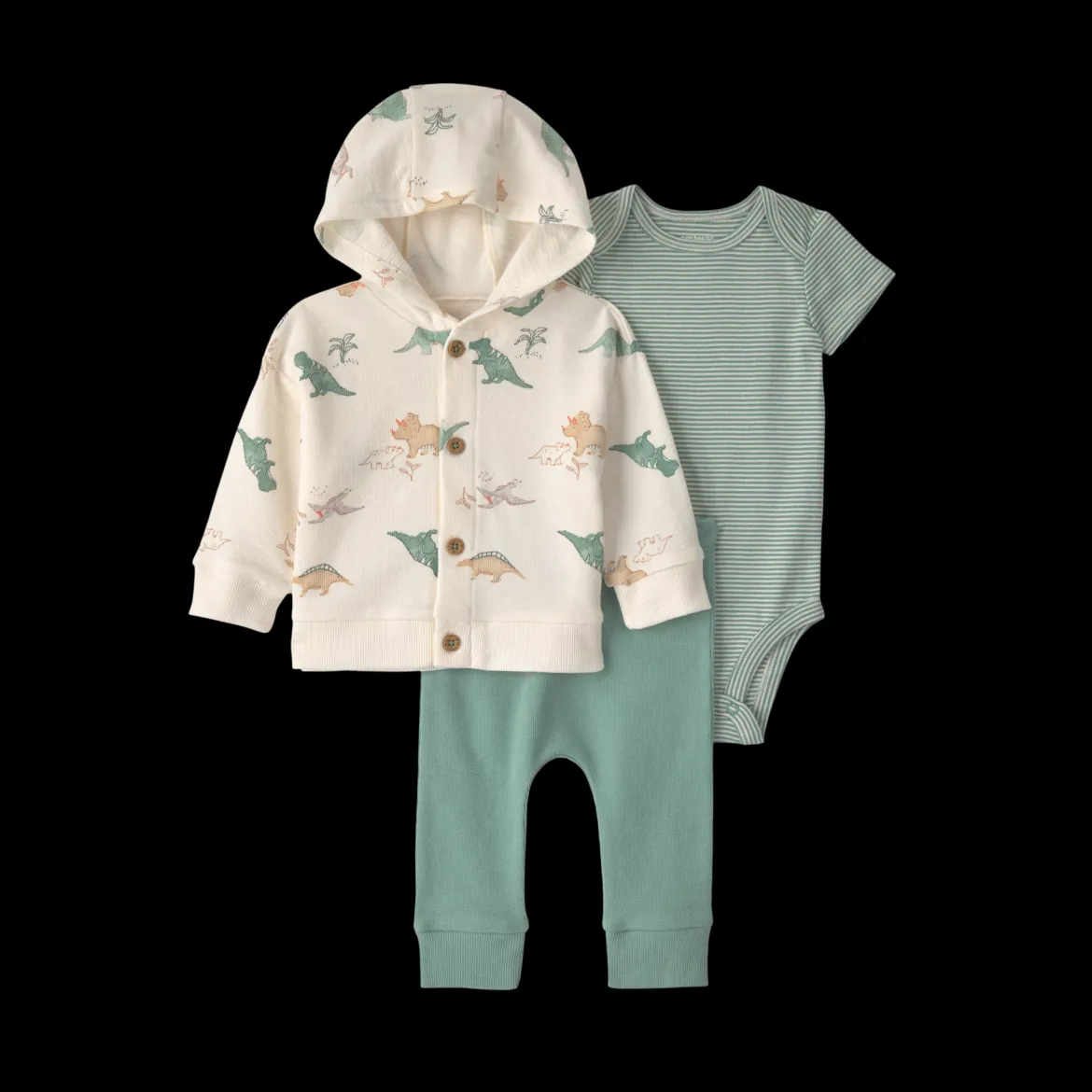 3-Piece Hoodie Layering Set