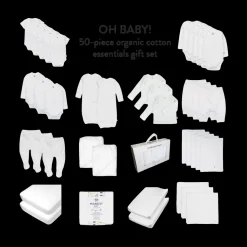 50-Piece Organic Cotton Oh Baby Gift Set