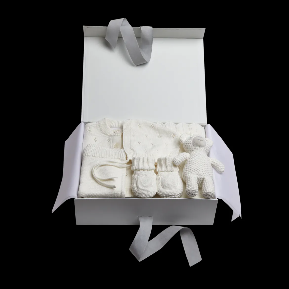 6-Piece Pointelle Sweater Gift Set