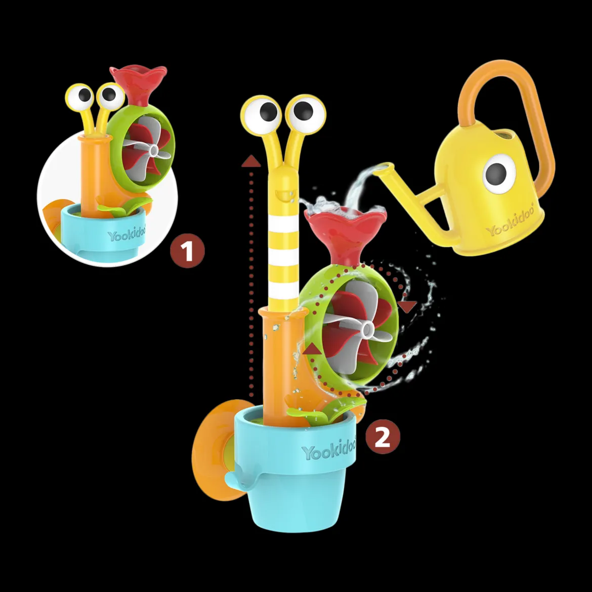 Pop-Up Water Snail Bath Toy