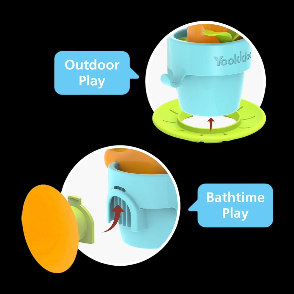 Pop-Up Water Snail Bath Toy