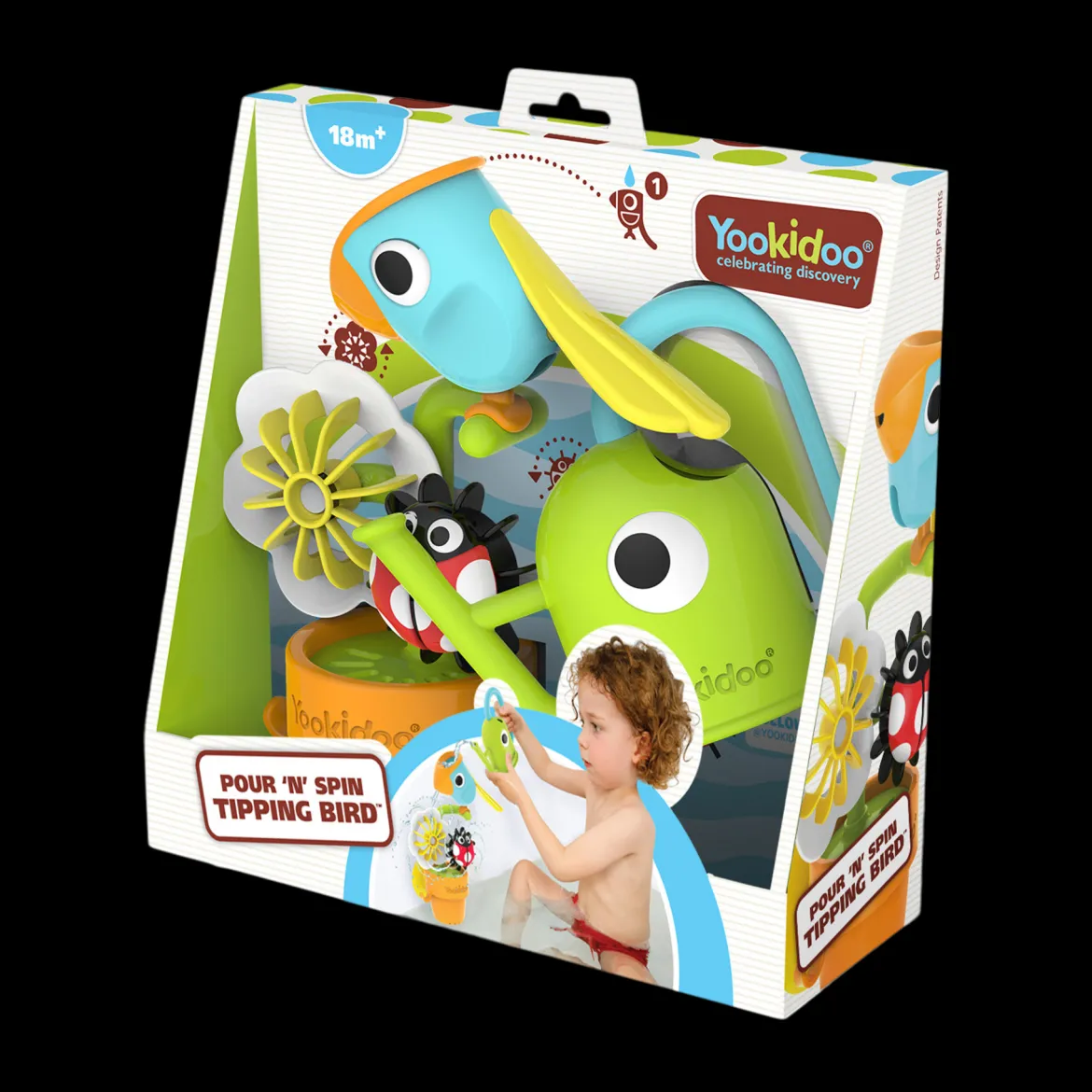 Pour 'N' Spin Tipping Bird Bath Toy