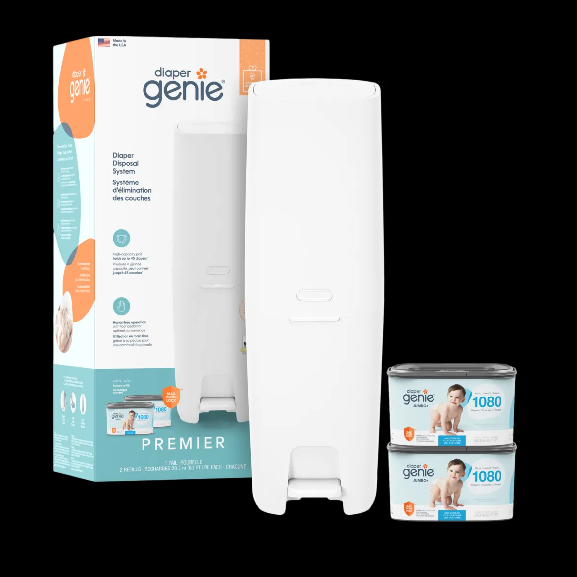Premier Diaper Pail Gift Set
