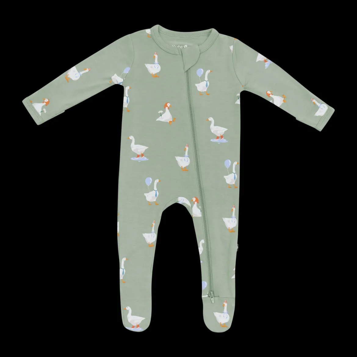 Printed Zipper Footie