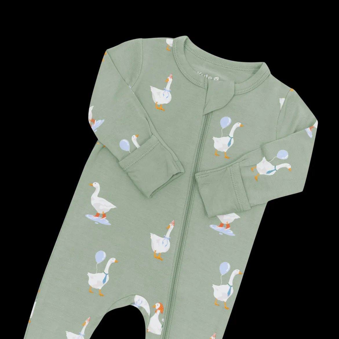 Printed Zipper Footie