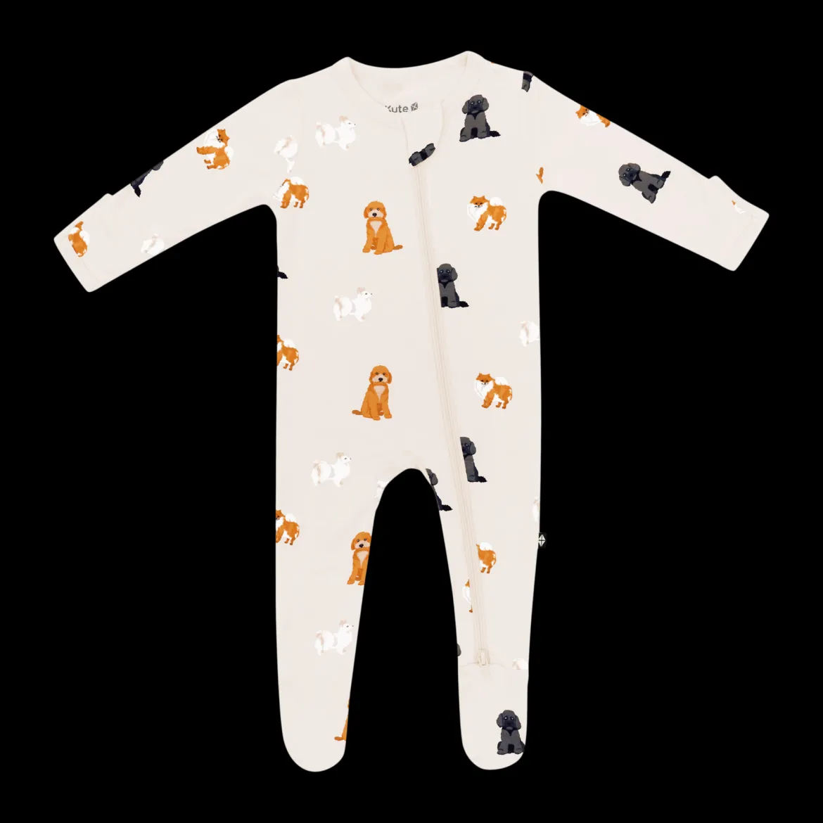 Printed Zipper Footie
