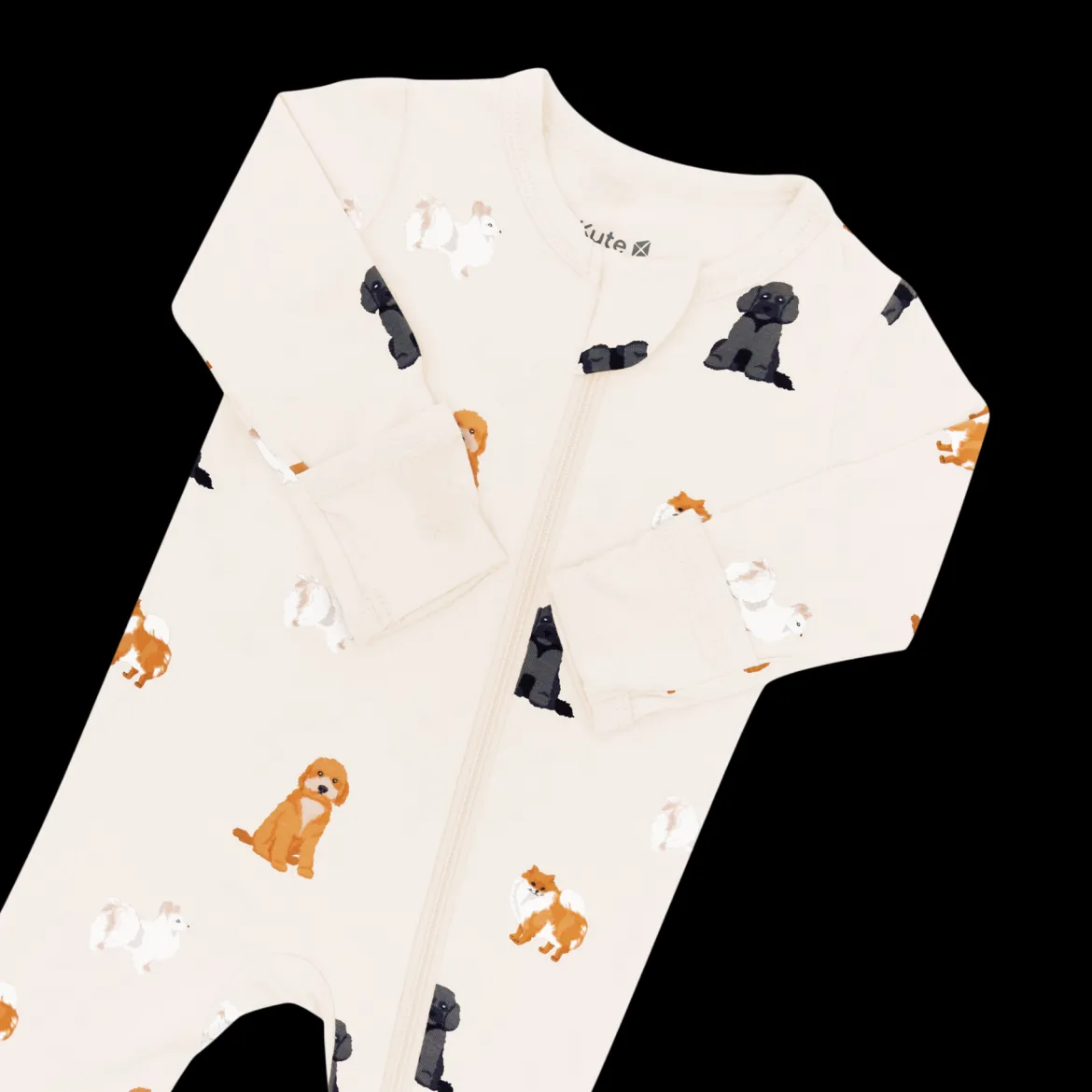 Printed Zipper Footie