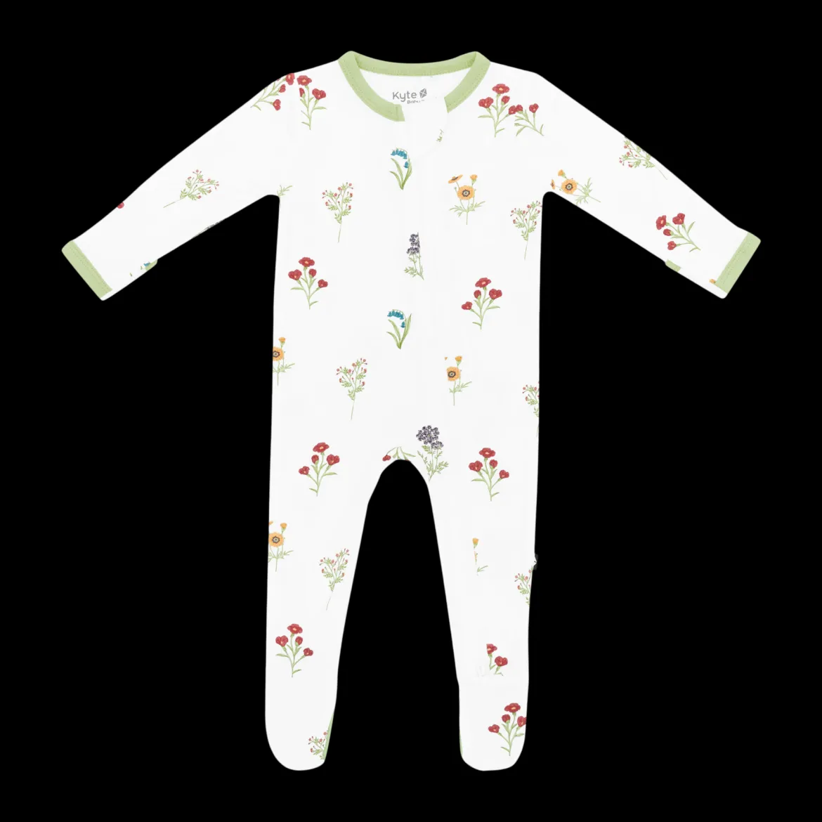 Printed Zipper Footie