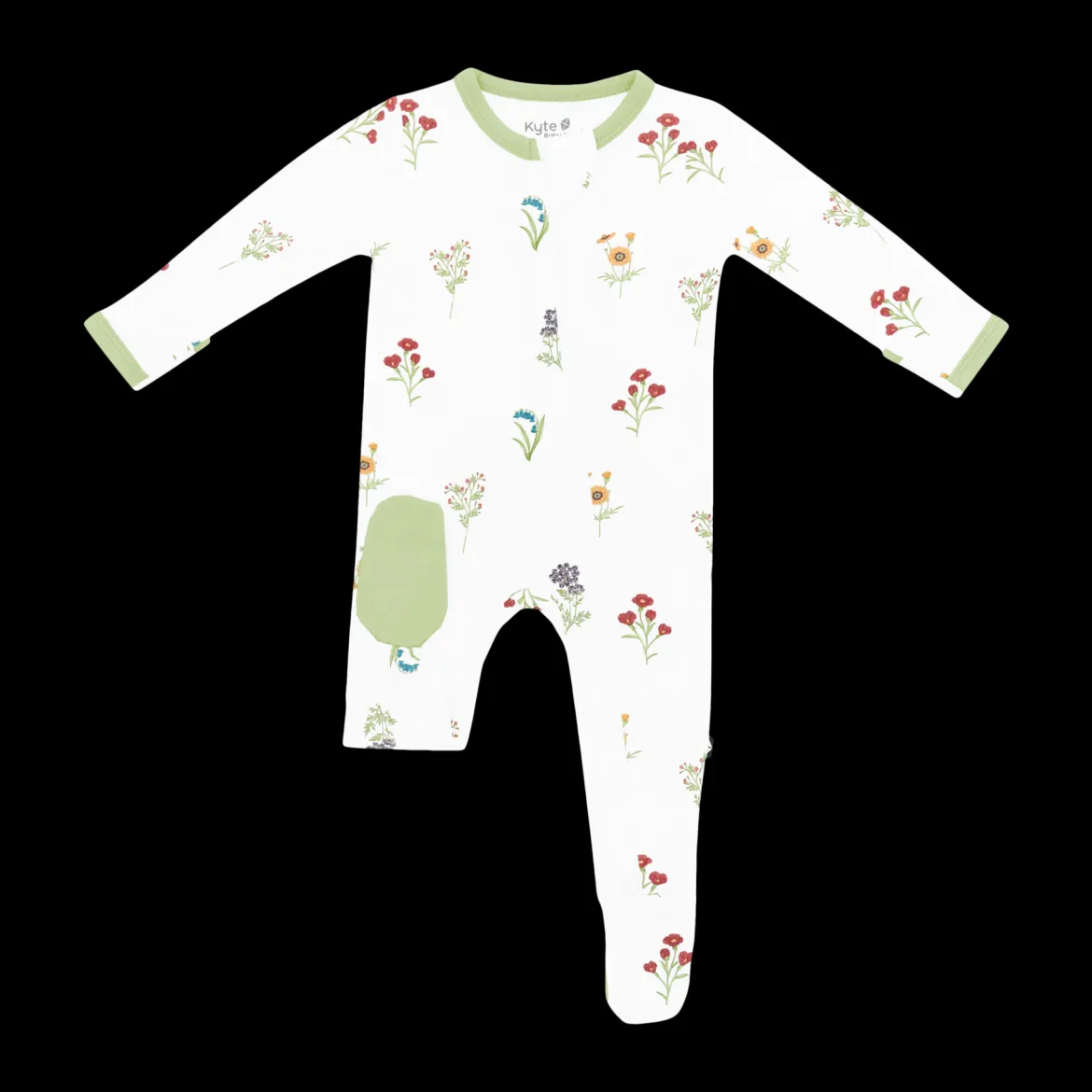 Printed Zipper Footie