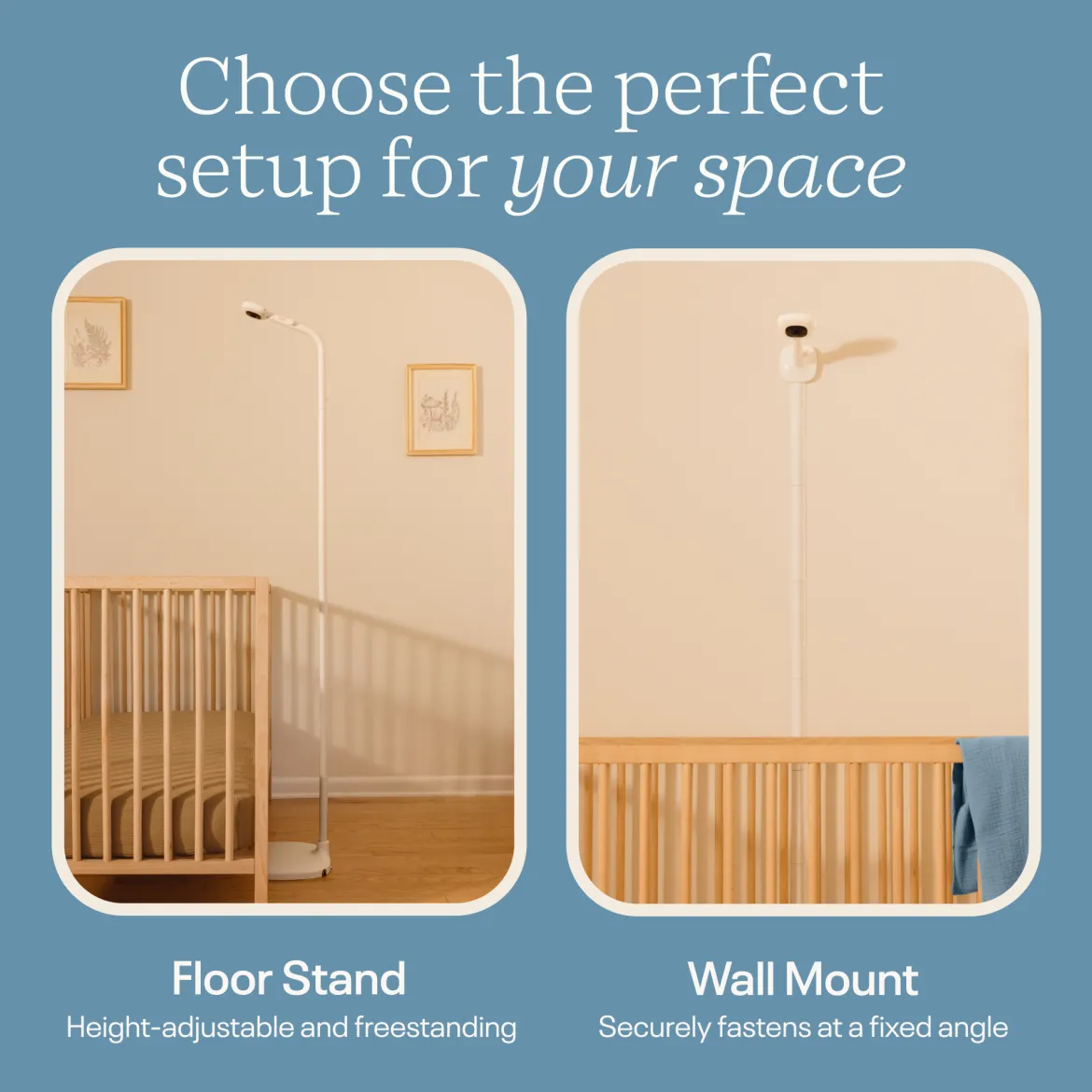 Pro Smart Baby Monitor and Floor Stand