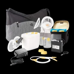 Pump in Style with Max Flow Breast Pump Set with Tote Bag & Accessories