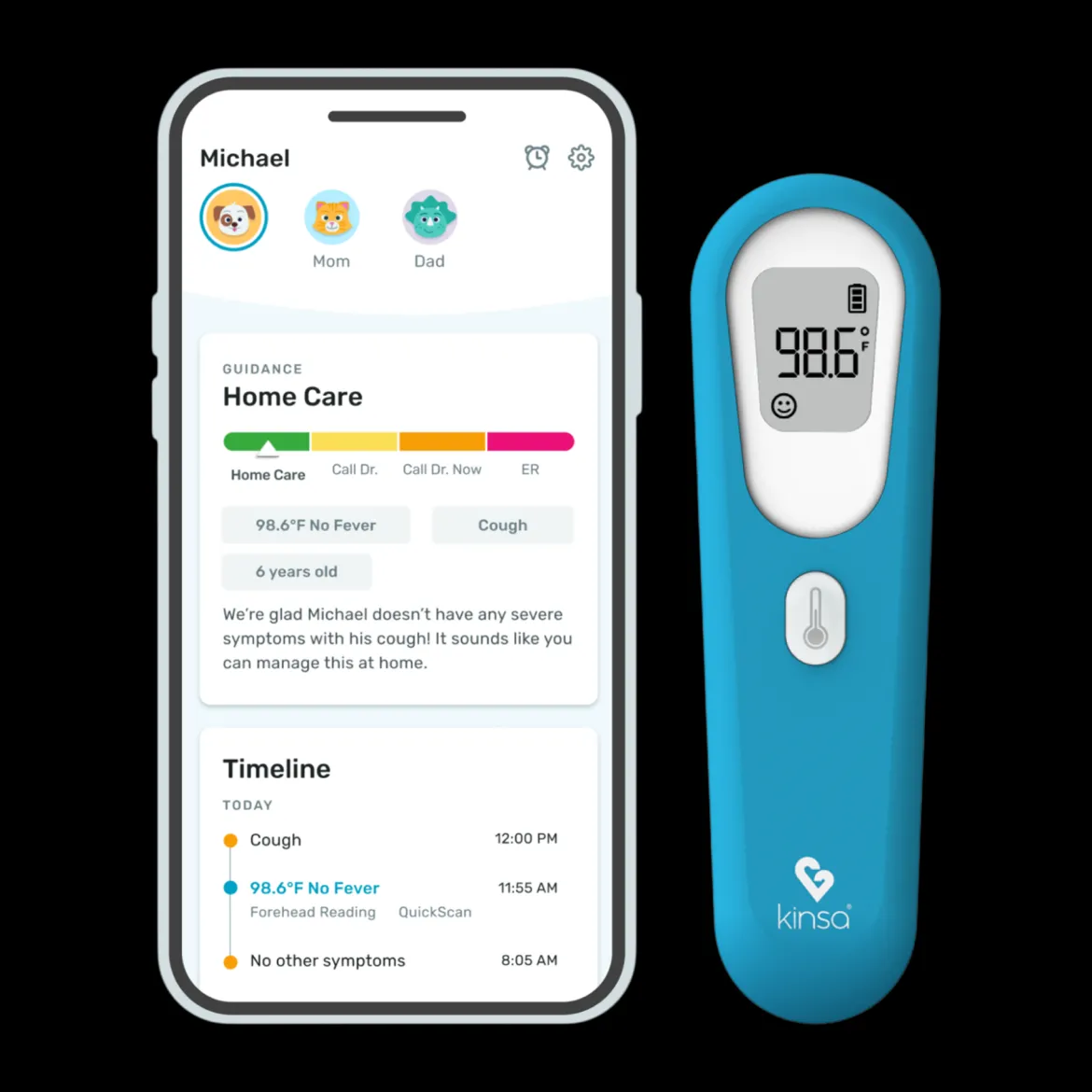 QuickScan Non-Contact Thermometer