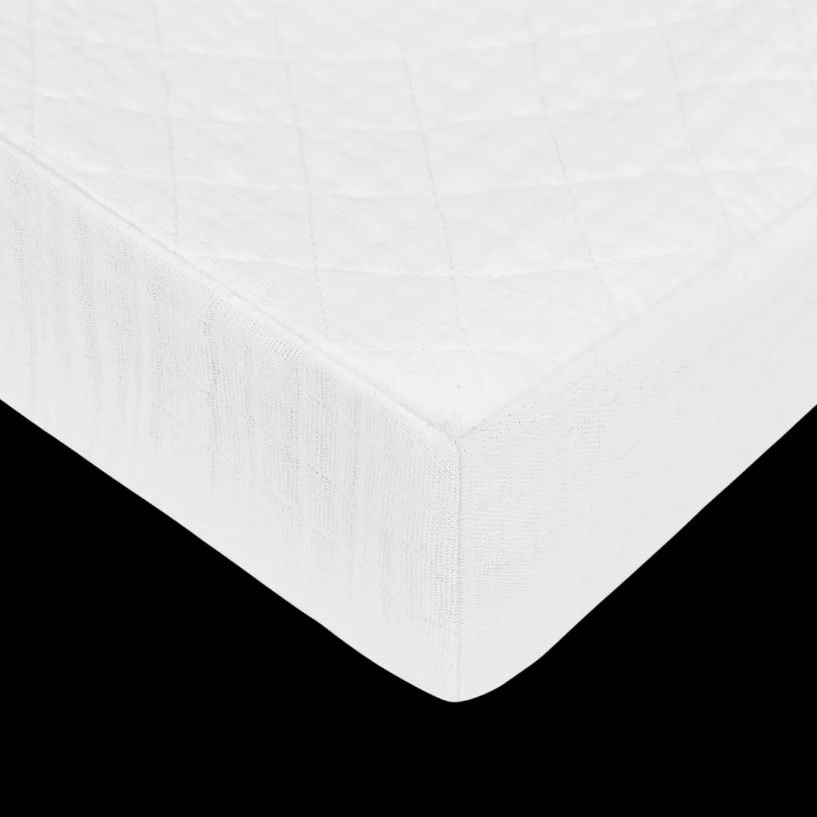 Quilted Changing Pad Cover in GOTS Certified Organic Muslin Cotton