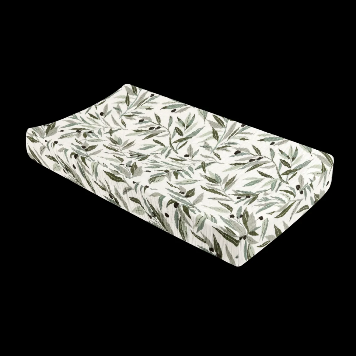 Quilted Changing Pad Cover in GOTS Certified Organic Muslin Cotton