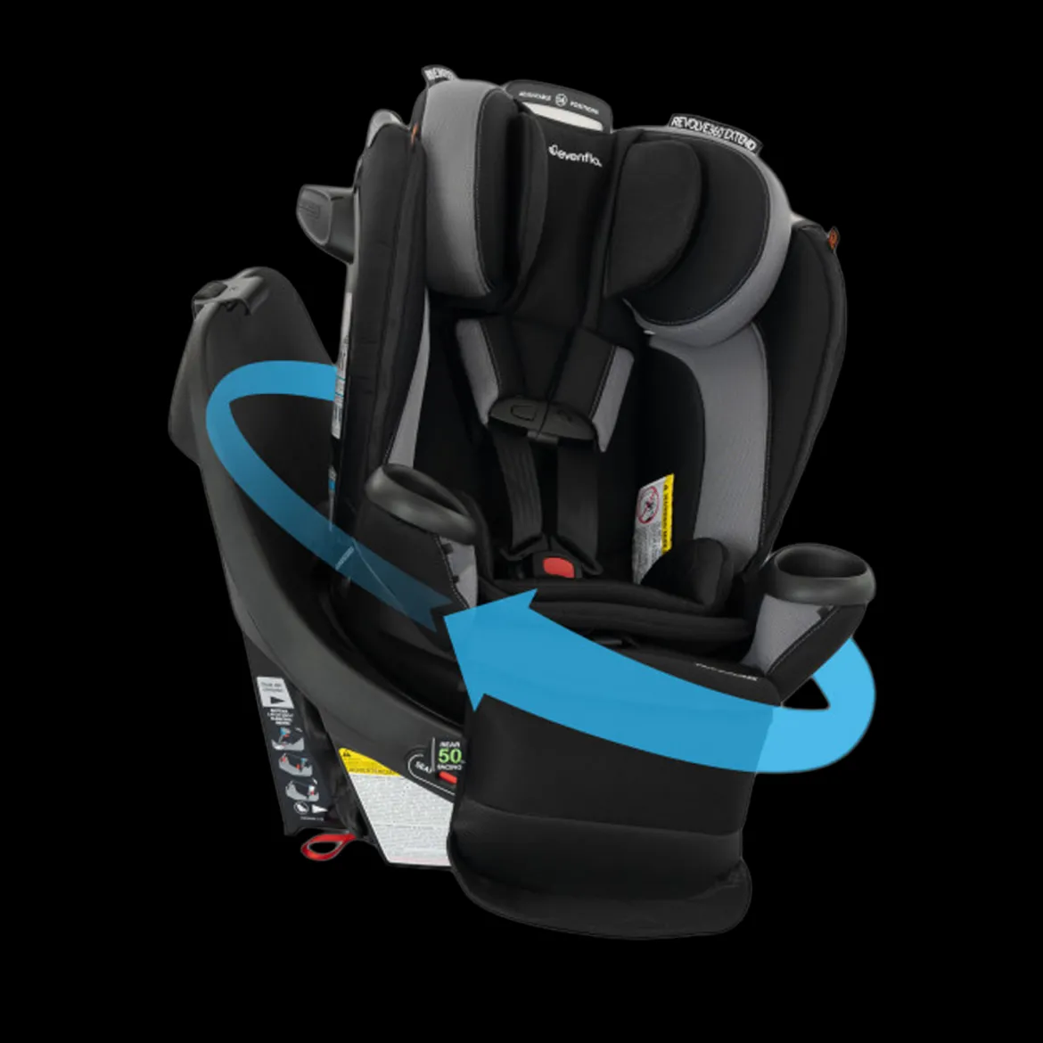 Revolve360 Extend All-in-One Rotational Car Seat with Quick Clean Cover