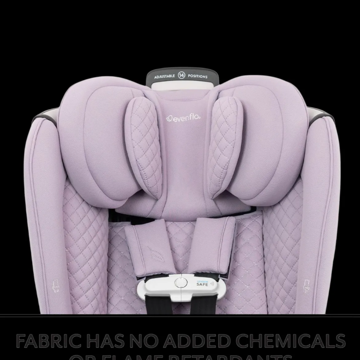 Revolve360 Extend All-in-One Rotational Car Seat with Green & Gentle Fabric