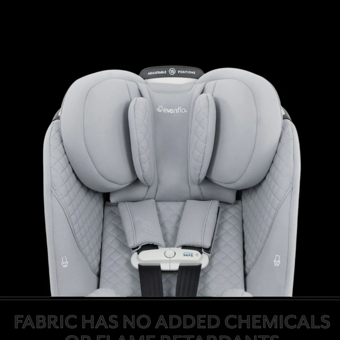 Revolve360 Slim 2-in-1 Rotational Car Seat with Green & Gentle Fabric