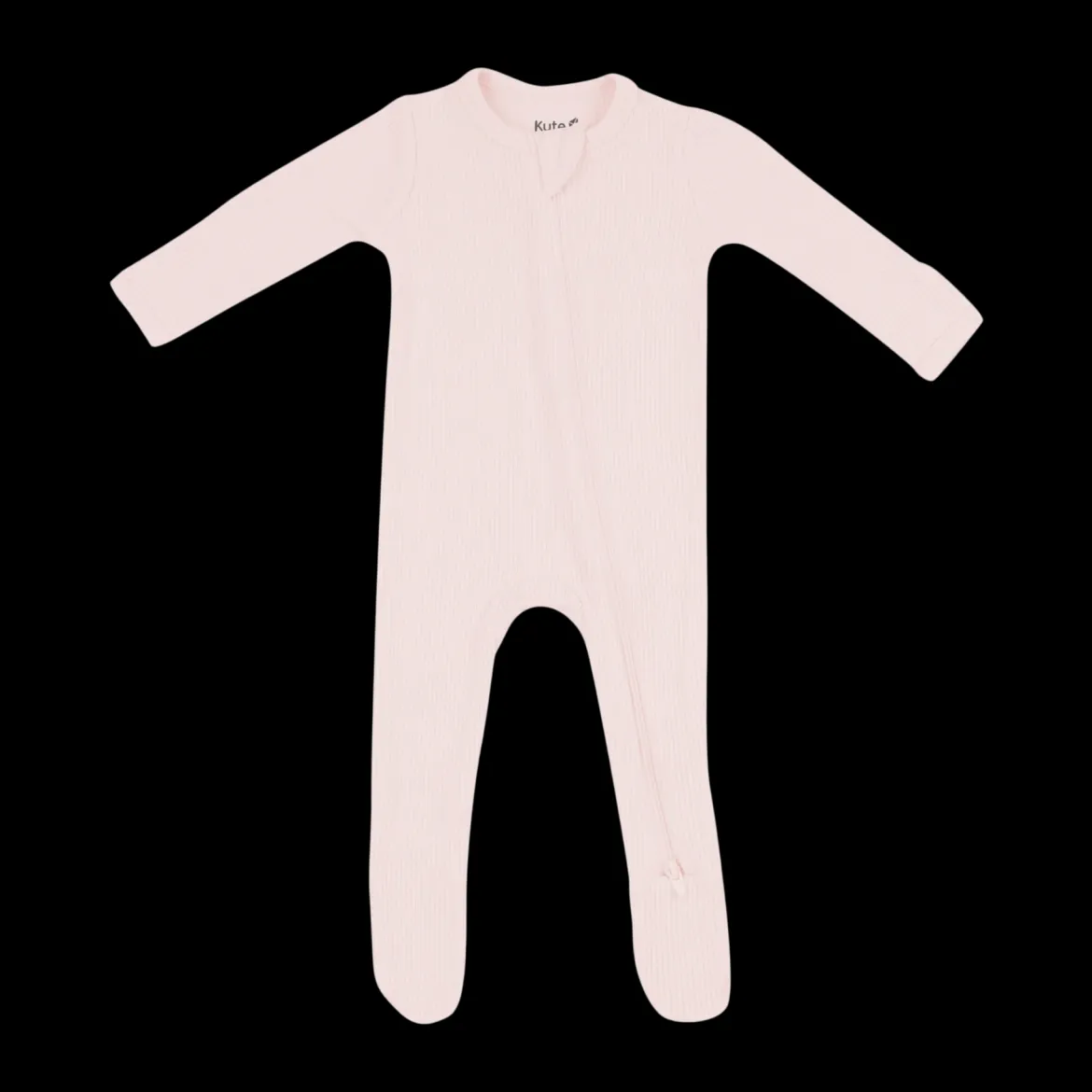 Ribbed Zipper Footie