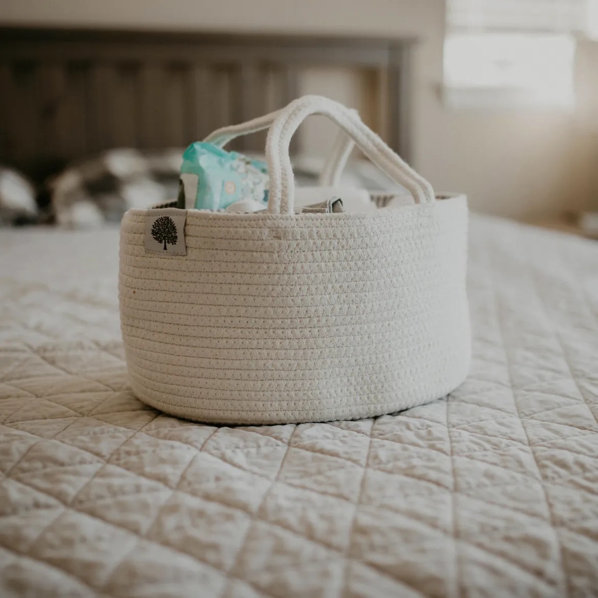 Rope Diaper Caddy