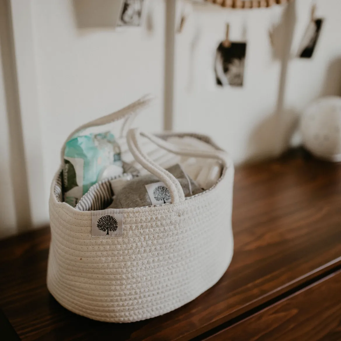 Rope Diaper Caddy