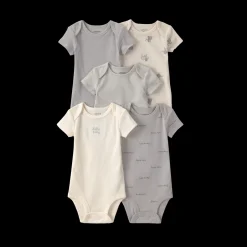 Short-Sleeve Bodysuits (5 Pack)