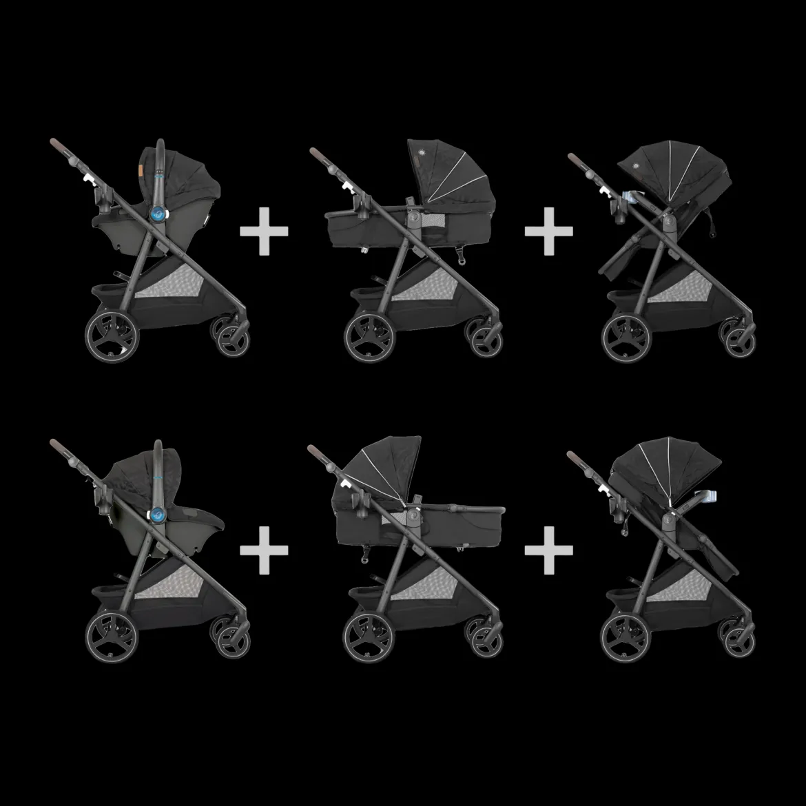 Shyft Intuiti+ Travel System featuring Revolve180 LiteMax NXT with SensorySoothe