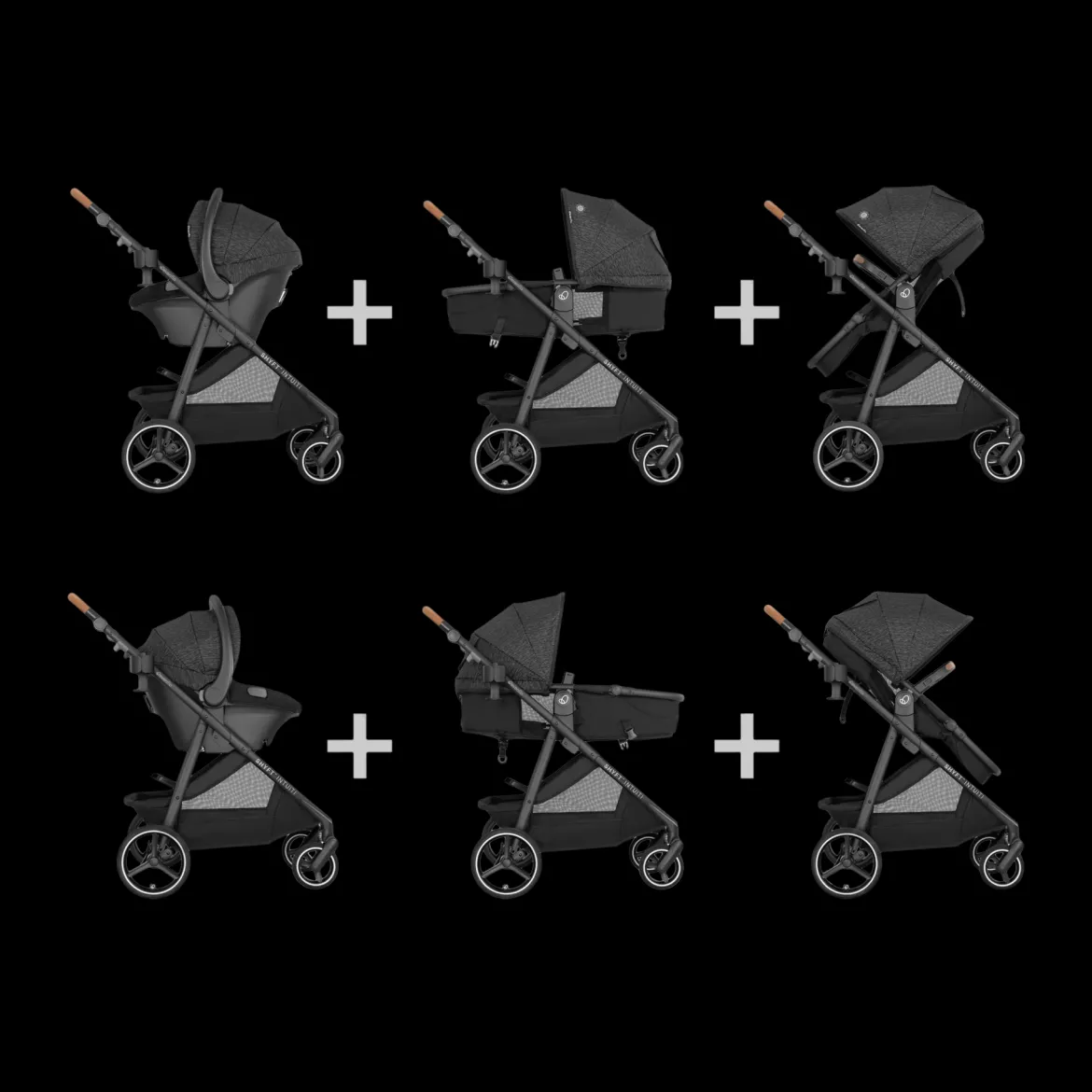 Shyft Intuiti Travel System with Revolve180 LiteMax NXT Rotational Infant Car Seat